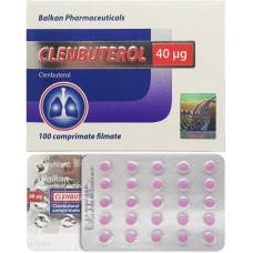 Clenbuterol 40 mcg, 60 tabs Balkan Pharmaceuticals