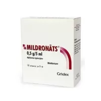 Mildronat 10 frasco 0,5G/5ml da Grindex