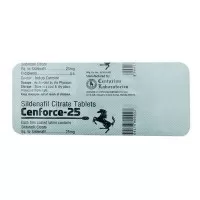 Cenforce 25 mg (citrato de sildenafila 30 comprimidos 25 mg)