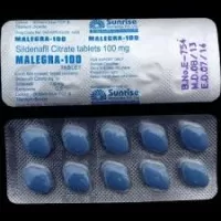 Malegra 100 mg (citrato de sildenafil e tadalafil) 30 comprimidos