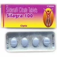 Silagra 100 mg (citrato de sildenafil e tadalafil) 8 comprimidos