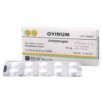 Citrato de Clomifeno Ovinum 50mg da Biolab Co Citrato de Clomifeno Ovinum 50mg da Biolab Co