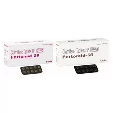 Fertomid Citrato de Clomifeno Comprimidos orais 50mg Cipla Embalagem de 2 x10 Fertomid Citrato de Clomifeno Comprimidos orais 50mg Cipla Embalagem de 2 x10