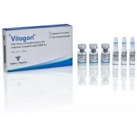 Vitagon (hCG) 5000 UI/frasco 3 frascos por Alpha Pharma Vitagon (hCG) 5000 UI/frasco 3 frascos por Alpha Pharma