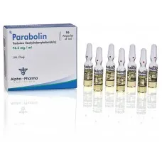 Parabolin 76,5mg/1,5ml 5 Ampolas da Alpha Pharma